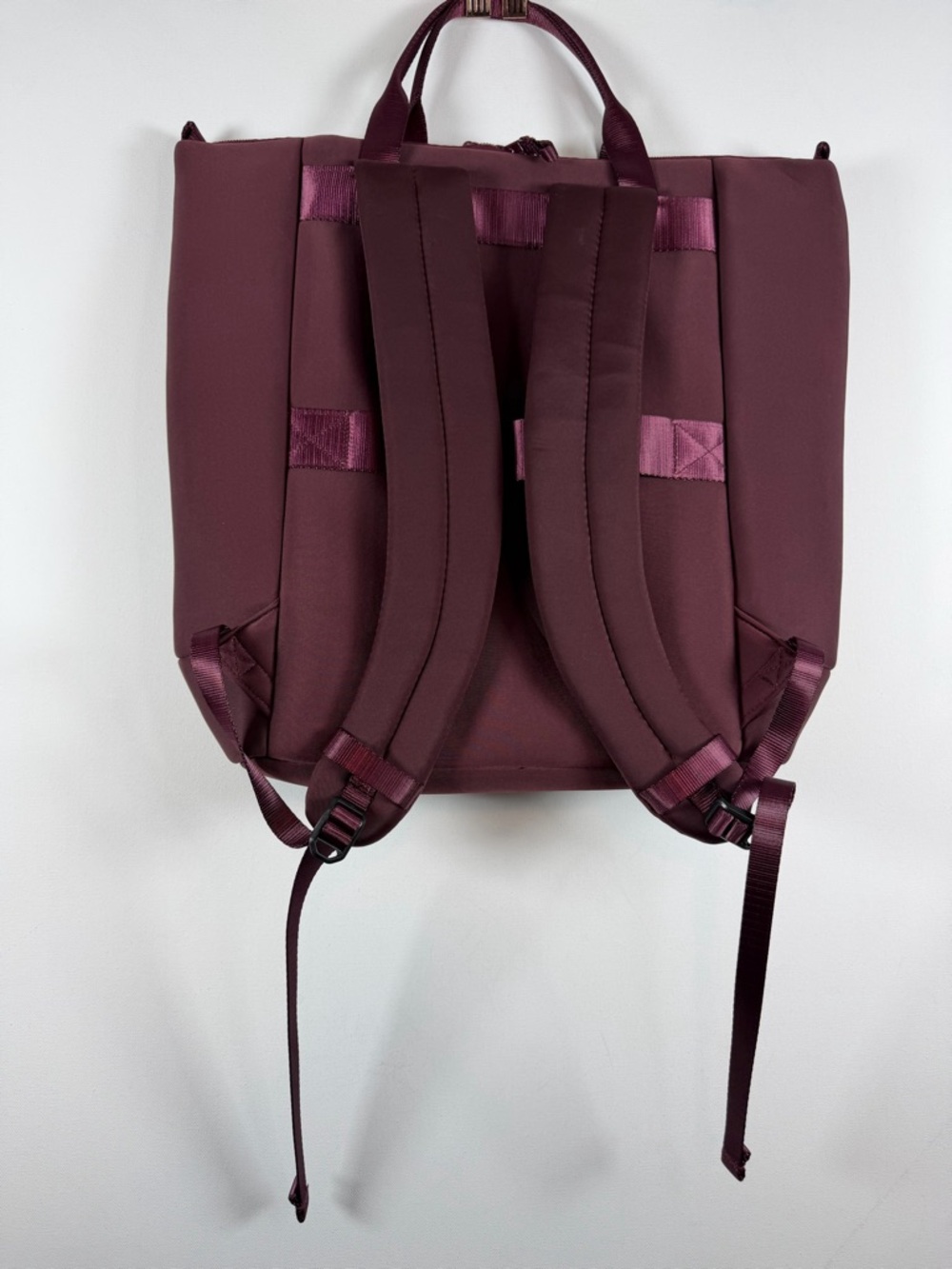 All in Motion™ Faux Neoprene Backpack Tote - Maroon - Picture 8 of 9